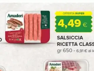 Salsiccia ricetta classica