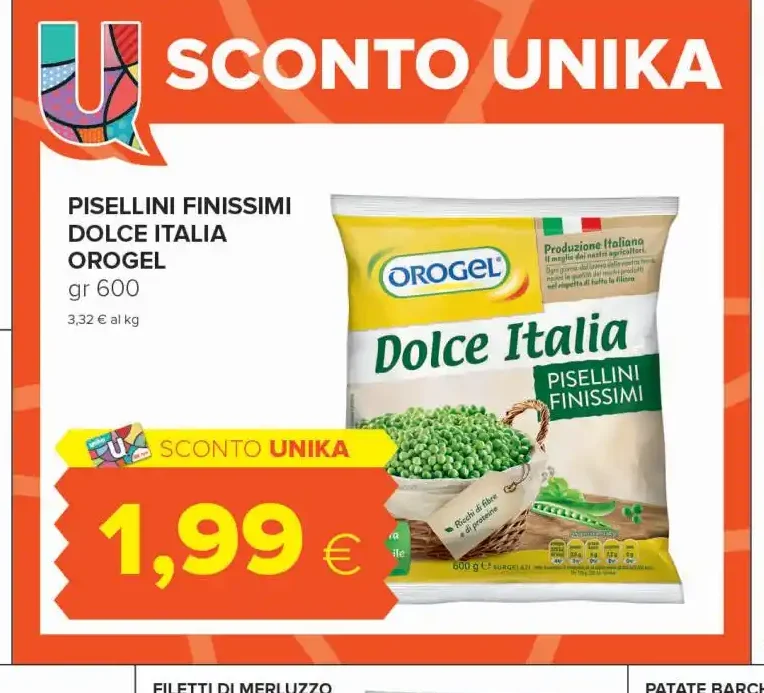 Pisellini finissimi Dolce Italia Orogel