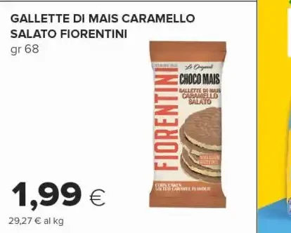 Gallette di mais caramello salato