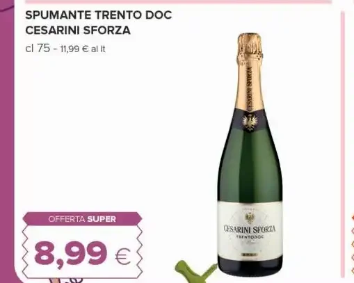 Spumante Trento DOC Cesarini Sforza