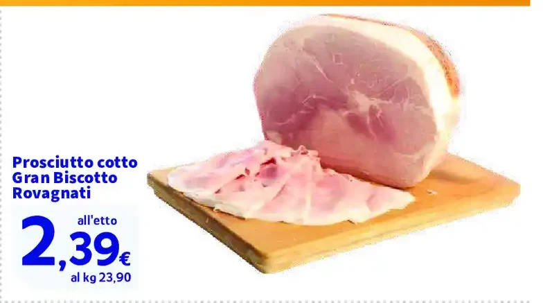 Prosciutto cotto Gran Biscotto Rovagnati