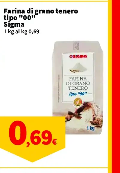 Farina di grano tenero tipo 00