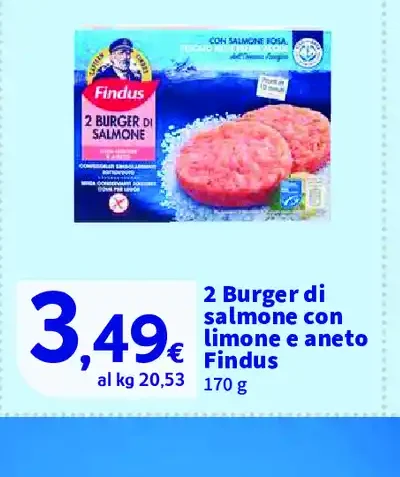 Burger di salmone