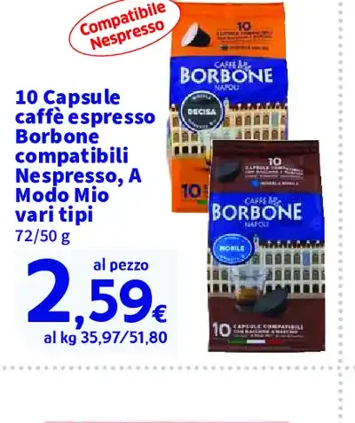 Capsule caffè espresso