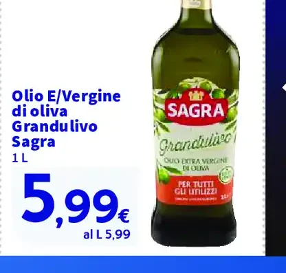 Olio extravergine di oliva Grandulivo Sagra