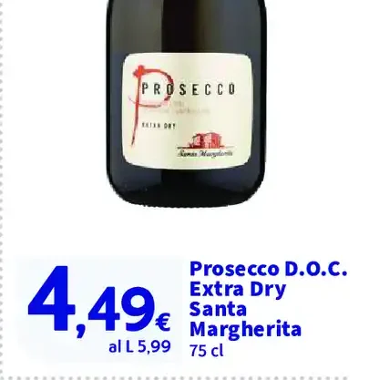 Prosecco D.O.C. Extra Dry Santa Margherita