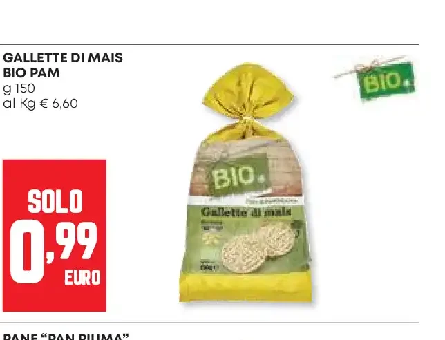 Gallette di mais bio Pam