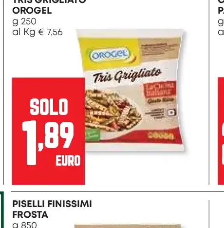 Tris grigliato Orogel