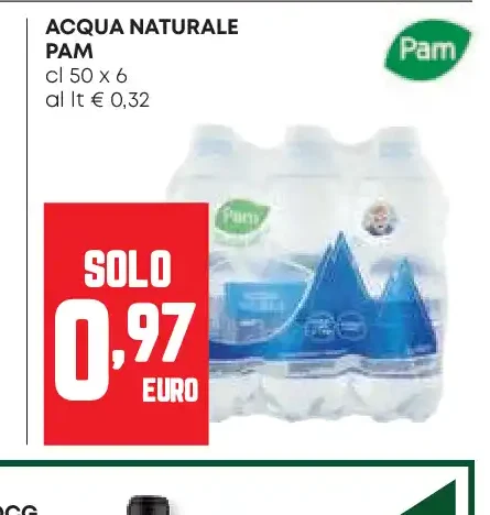 Acqua naturale Pam