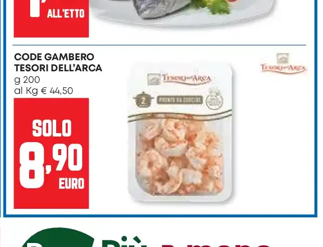 Code gambero Tesori dell'Arca