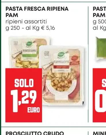 Pasta fresca ripiena Pam