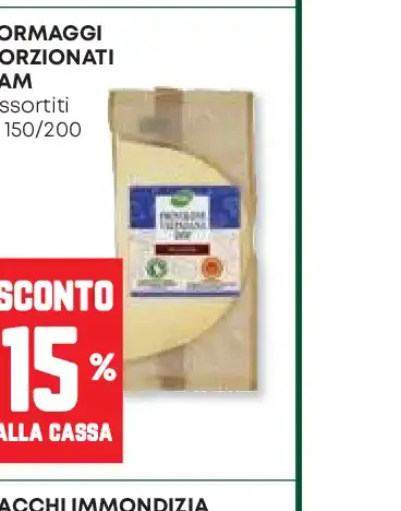Formaggi porzionati Pam