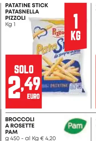 Patatine Stick Patasnella Pizzoli