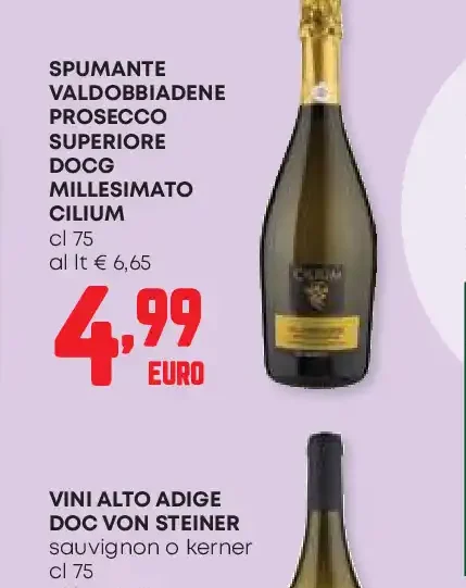 Spumante Valdobbiadene Prosecco Superiore DOCG