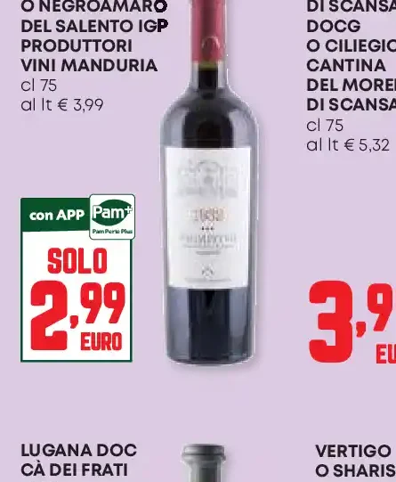 Primitivo o Negroamaro del Salento IGP