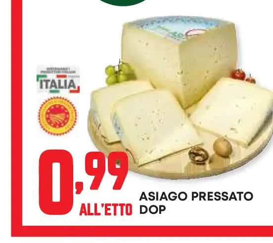 Asiago pressato DOP