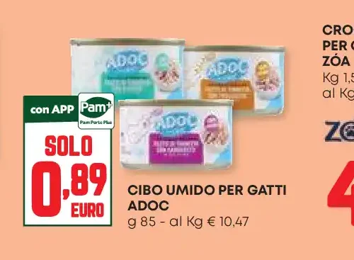 Cibo umido per gatti Adoc