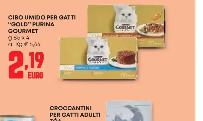 Cibo umido per gatti Gold Purina Gourmet