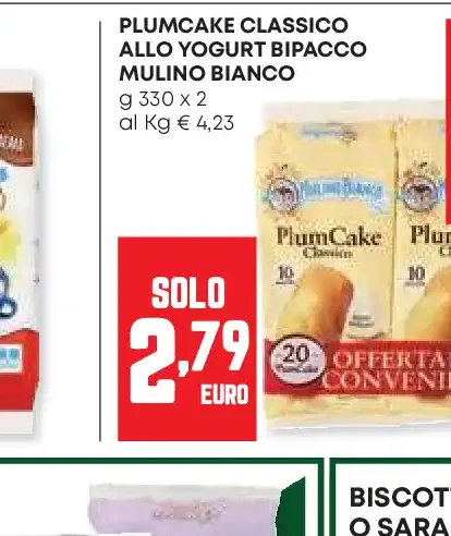Plumcake classico allo yogurt BIPACK Mulino Bianco