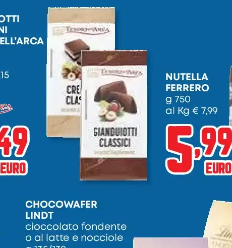 Gianduiotti o cremini Tesori dell'Arca