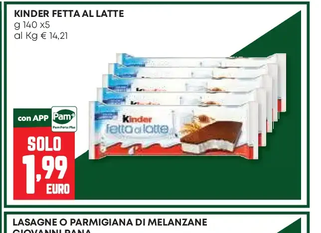 Kinder Fetta al Latte