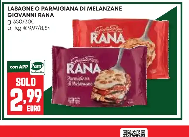 Lasagne o parmigiana di melanzane Giovanni Rana
