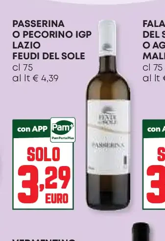 Passerina o Pecorino IGP Lazio Feudi del Sole