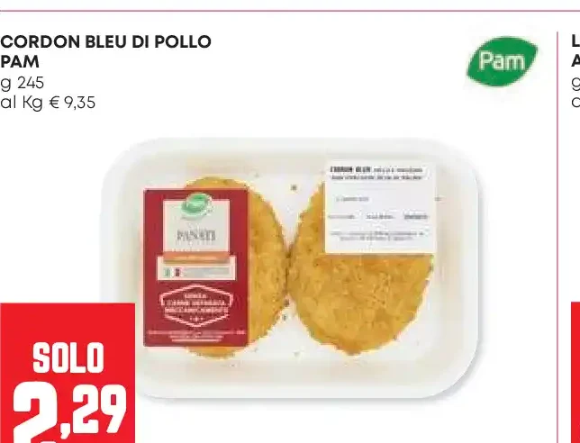 Cordon bleu di pollo Pam