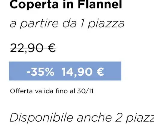 Coperta in Flannel