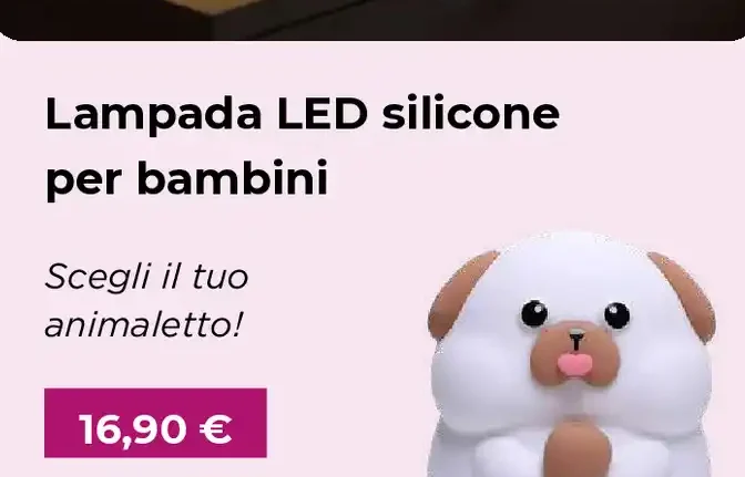 Lampada LED silicone per bambini