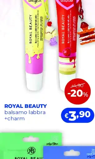 Royal Beauty balsamo labbra + charm