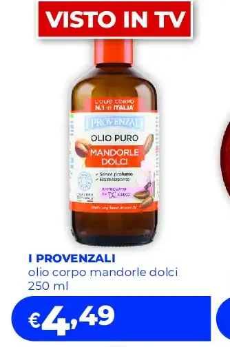I Provenzali olio corpo mandorle dolci