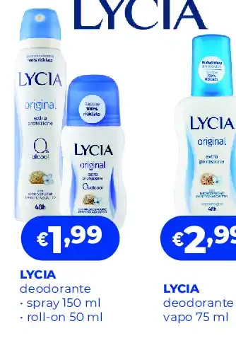 Lycia deodorante