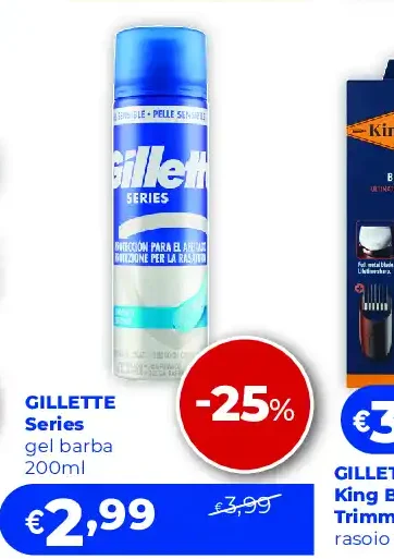 Gillette Series gel barba