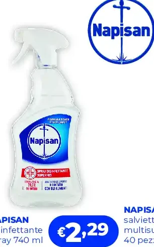 Napisan disinfettante spray