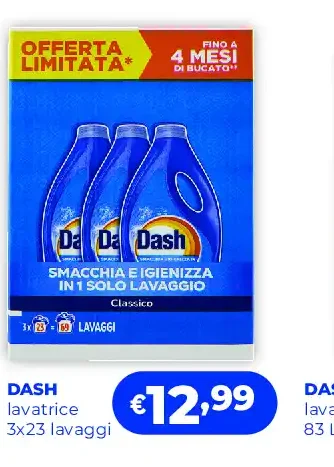 Dash lavatrice