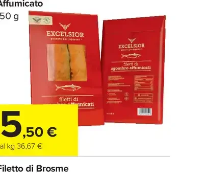 Filetto di sgombro affumicato