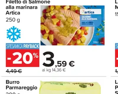 Filetto di Salmone alla marinara