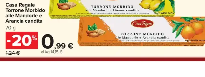 Torrone morbido Casa Regale