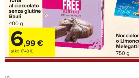 Torta al cioccolato senza glutine Bauli