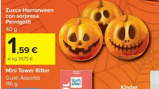 Zucca Halloween con sorpresa Pernigotti