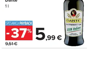 Olio Extra Vergine di Oliva Dante