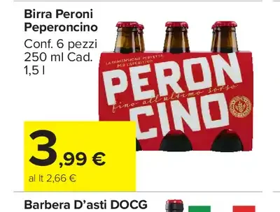 Birra Peroni Peperoncino