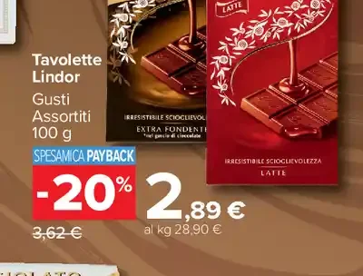 Tavolette Lindor