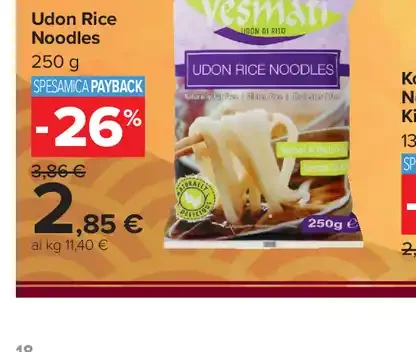 Udon rice noodles