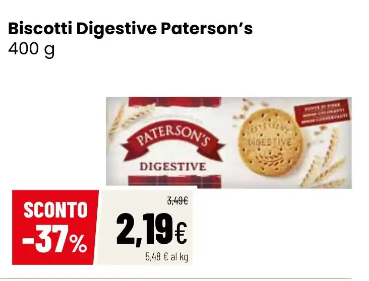 Biscotti Digestive Paterson's