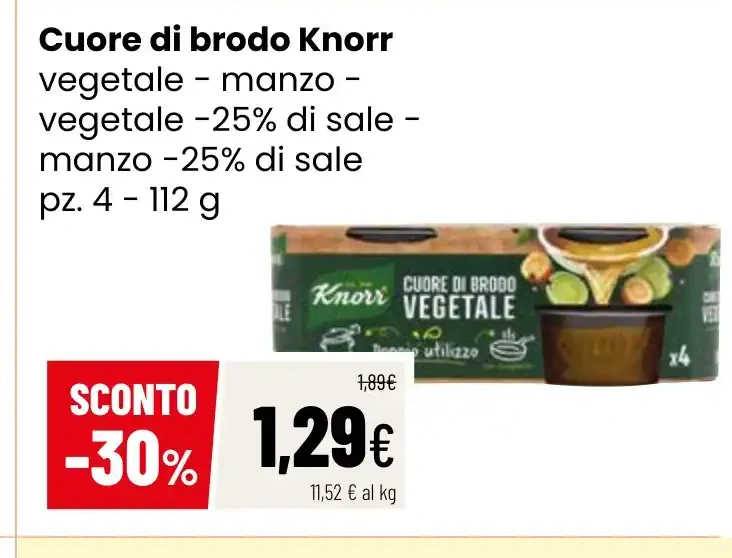 Cuore di brodo Knorr
