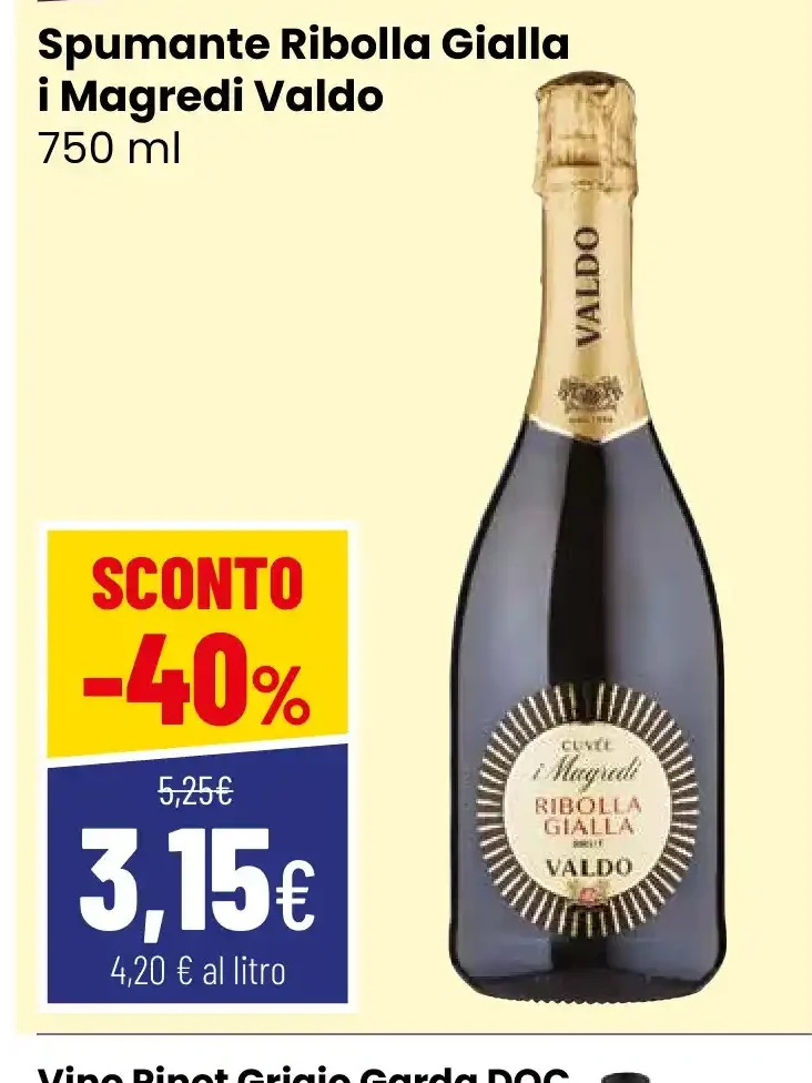 Spumante Ribolla Gialla i Magredi Valdo
