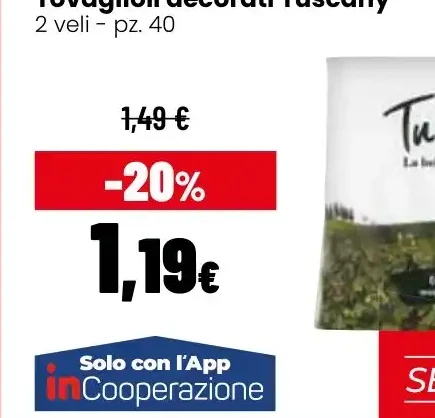 Tovaglioli decorati Tuscany