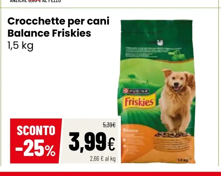 Crocchette per cani Balance Friskies